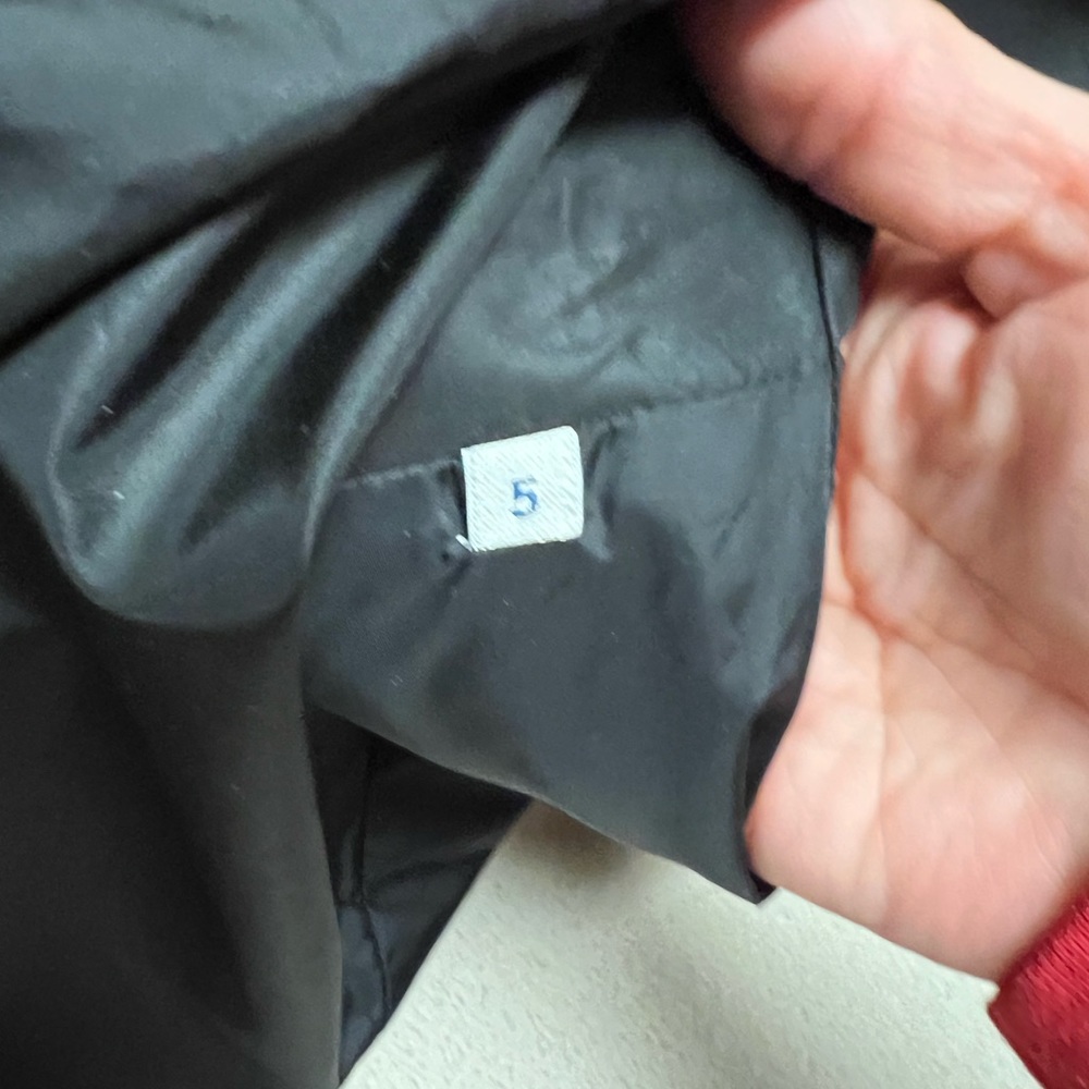 Men’s Moncler reflective windbreaker size 5 black - Picture 4 of 4